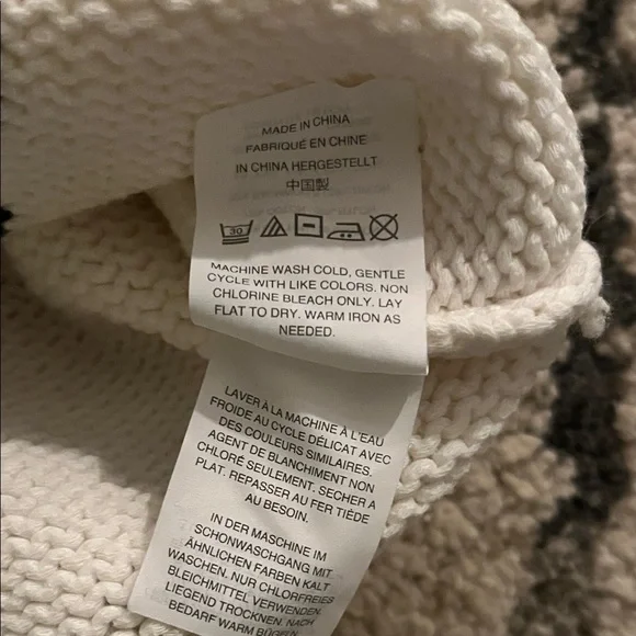 J. Crew Cream and Navy Striped Crew Neck Sweater - Picture 5 of 5